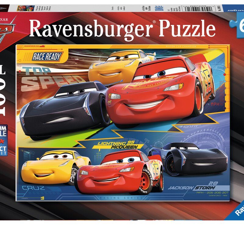 Rompecabezas Cars Máxima Aceleración Disney 100 piezas Ravensburger