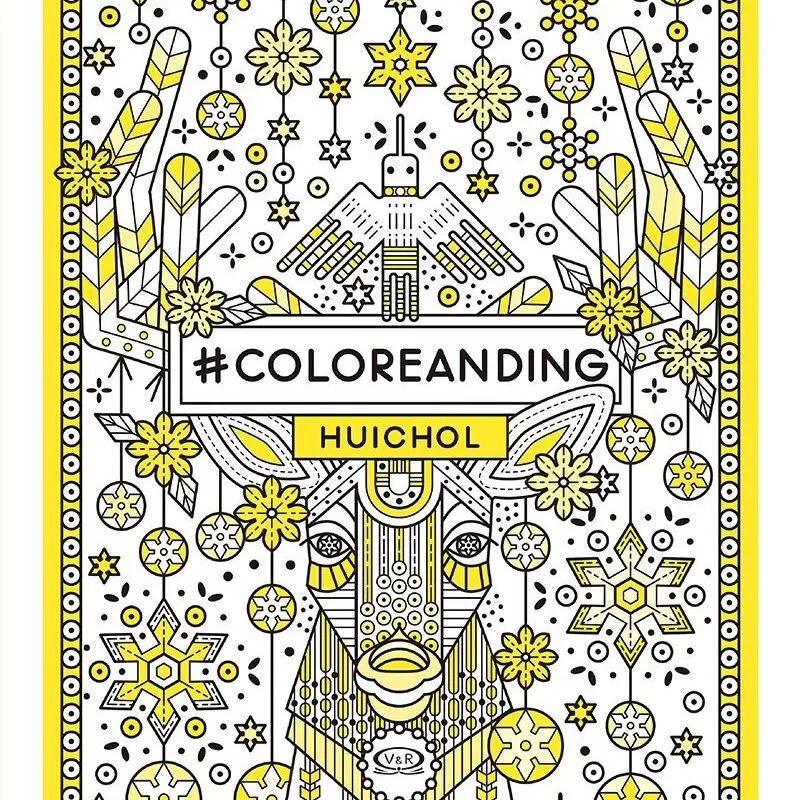 Coloreanding Huichol V&R Editoras Libro para Colorear