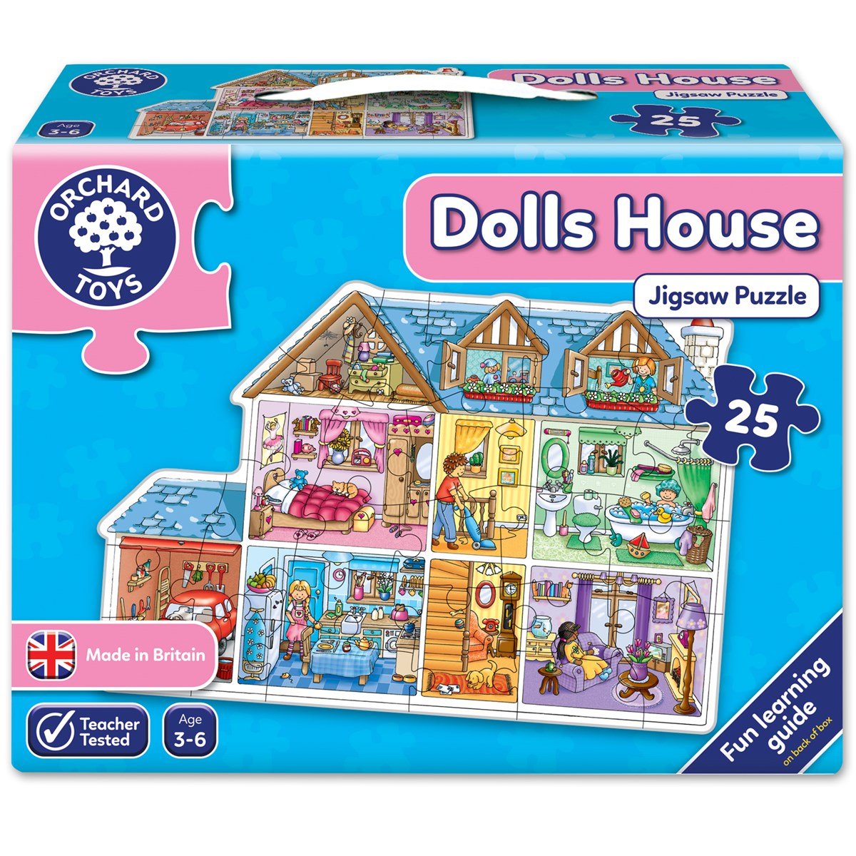 Rompecabezas Doll House Casa de Muñecas 25 piezas Orchard Toys