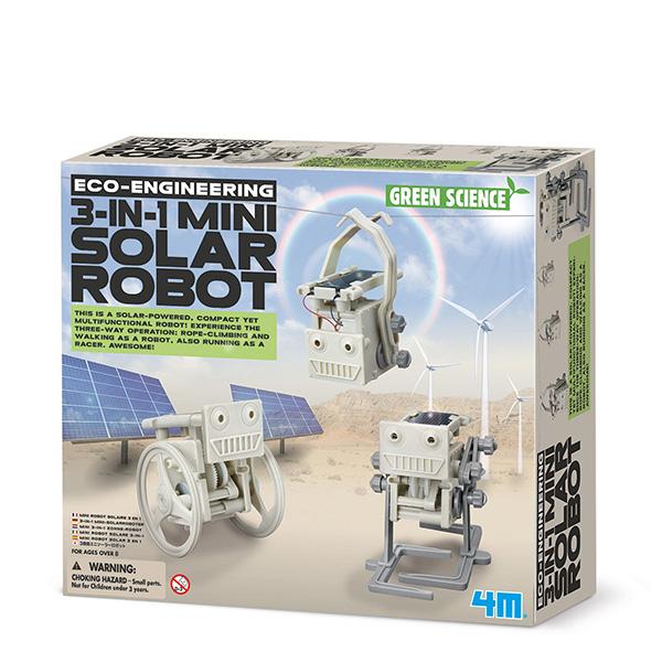 3 EN 1 MINI ROBOTS SOLARES - 4M