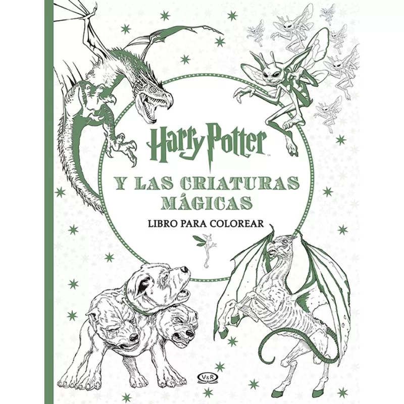 HARRY POTTER Y LAS CRIATURAS MAGICAS LIBRO PARA COLOREAR - V&R EDITORAS