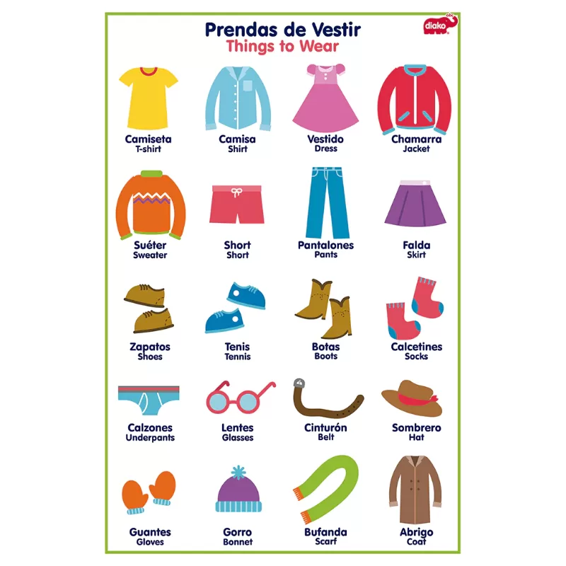 LAMINA PARTES DEL CUERPO Y ROPA LAMINA PARTES DEL CUERPO Y ROPA