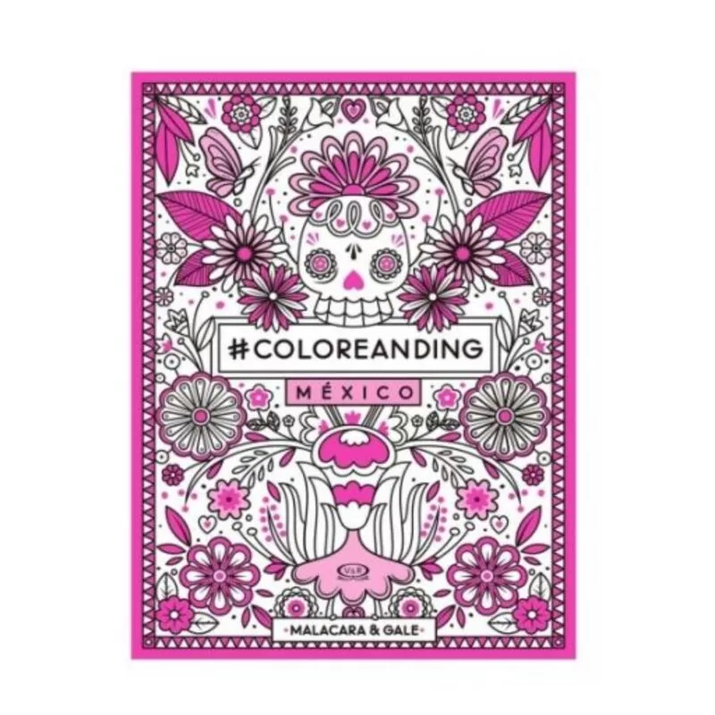 Coloreanding México V&R Editoras Libro para Colorear