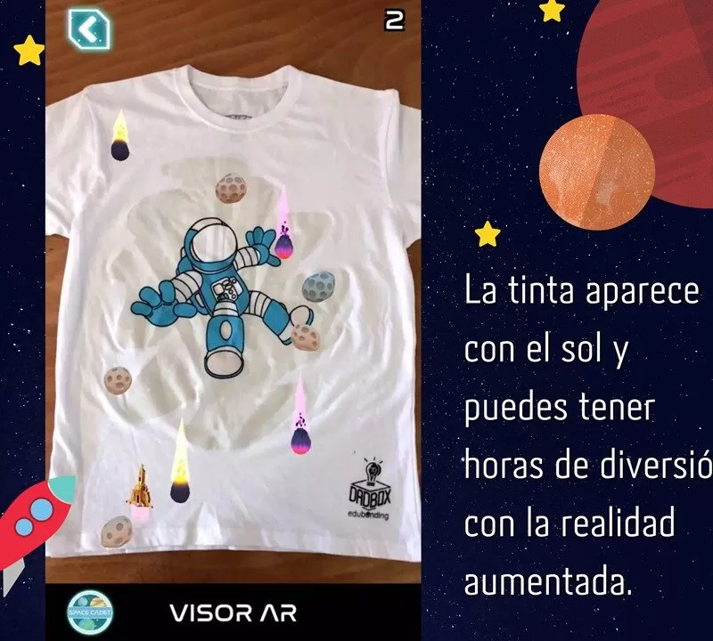 PLAYERA CON REALIDAD AUMENTADA - DADBOX