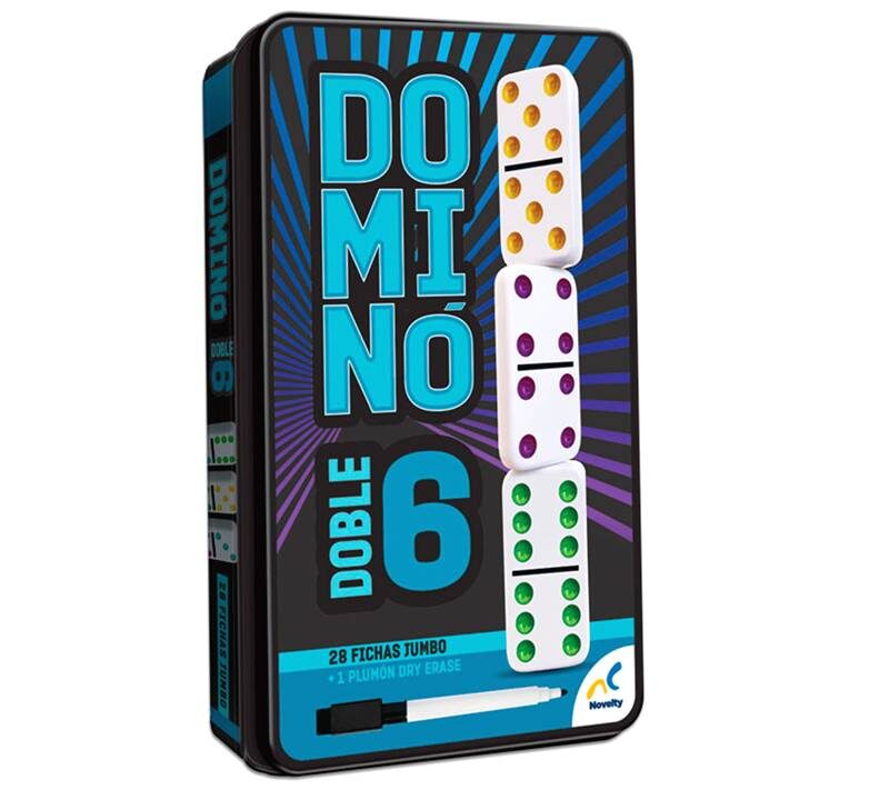DOMINO DOBLE 6 DE PUNTOS - NOVELTY