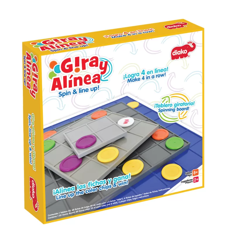 GIRA Y ALINEA (JUEGO DE MESA) - JEF