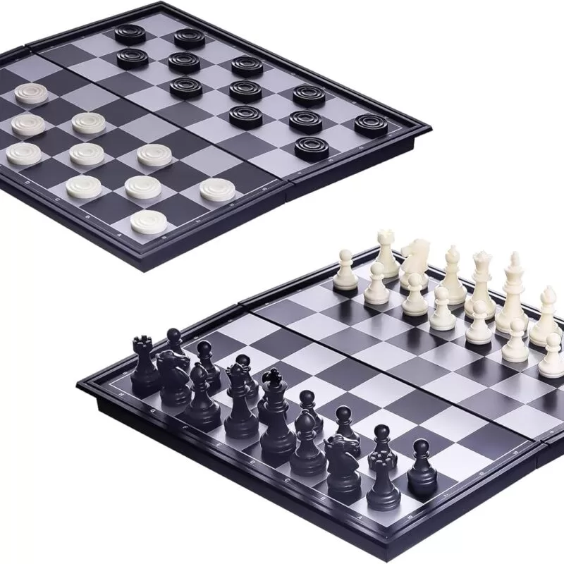 JUEGO 2 EN 1 AJEDREZ Y DAMAS JUEGO 2 EN 1 AJEDREZ Y DAMAS