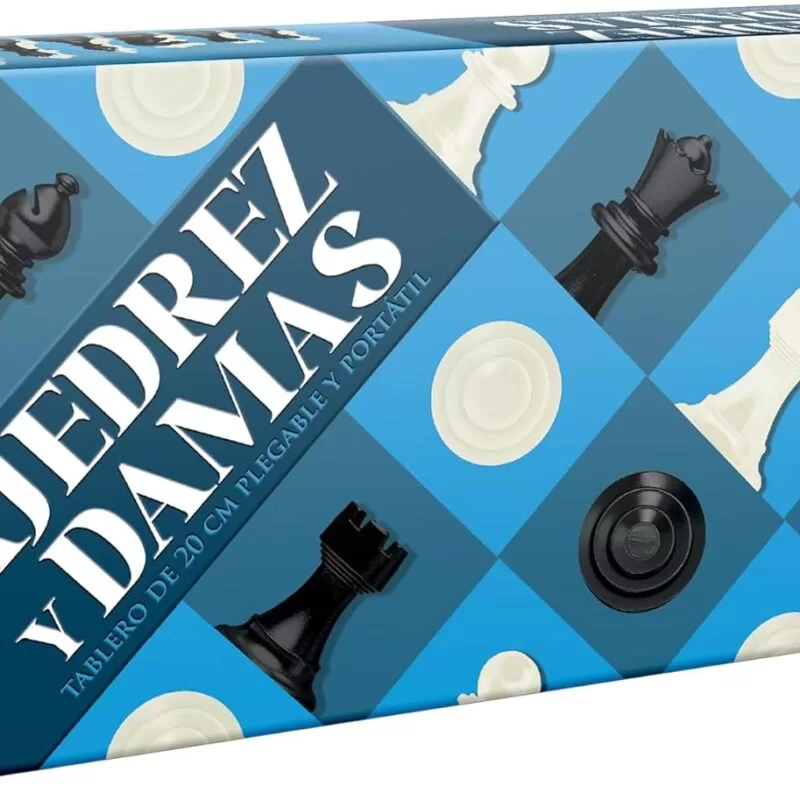 JUEGO 2 EN 1 AJEDREZ Y DAMAS