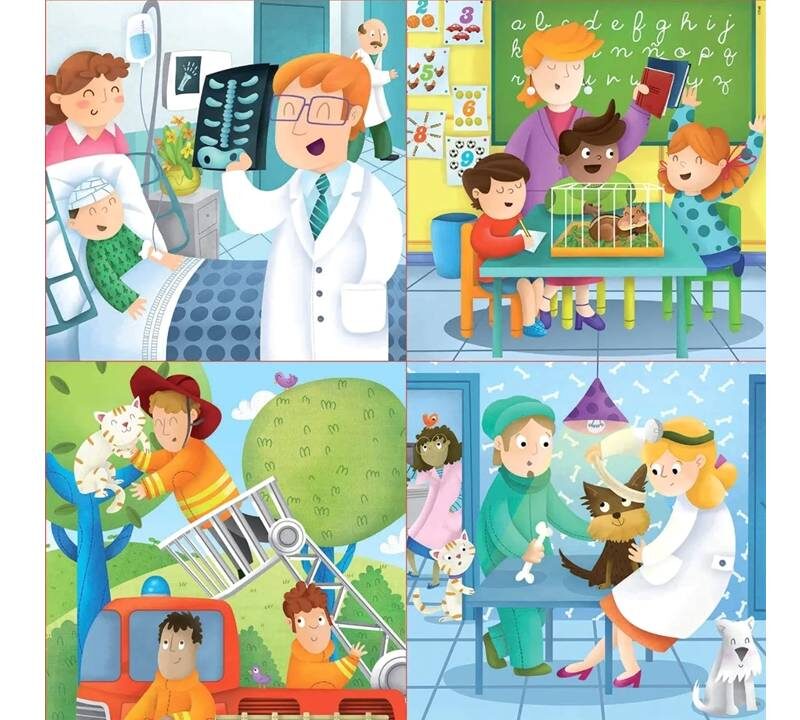 ROMPECABEZAS 4 EN 1 DE MAYOR QUIERO SER - EDUCA