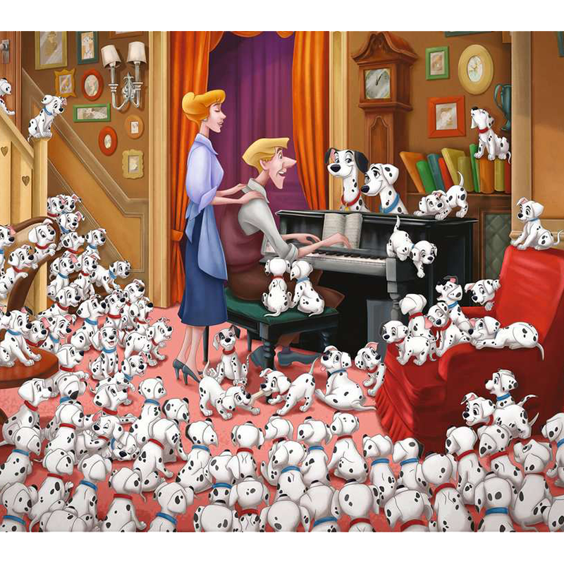 ROMPECABEZAS DE 1000 PIEZAS DE LOS 101 DÁLMATAS - RAVENSBURGER