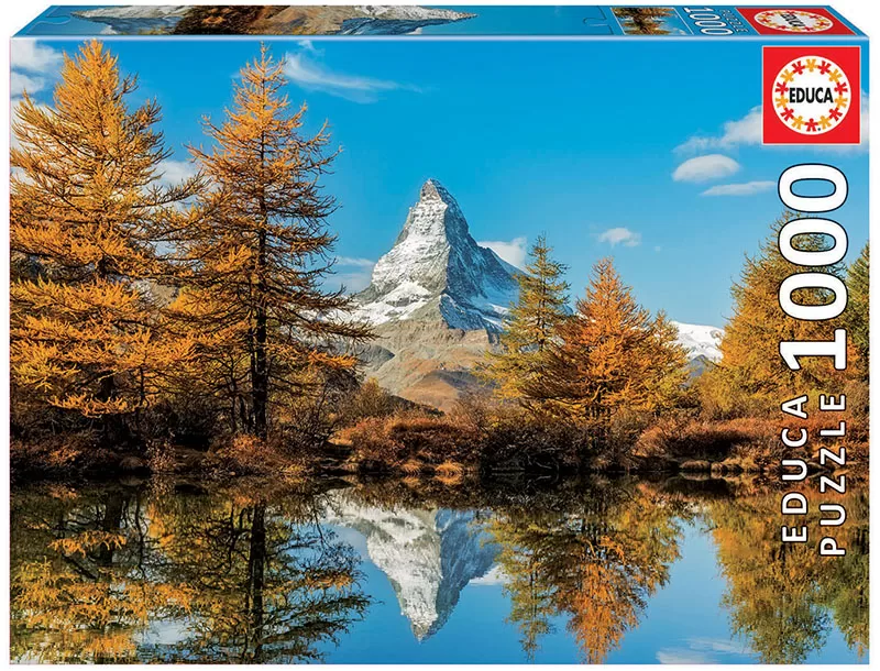 ROMPECABEZAS DE 1000 PIEZAS DE MONTE CERVINO EN OTOÑO - EDUCA