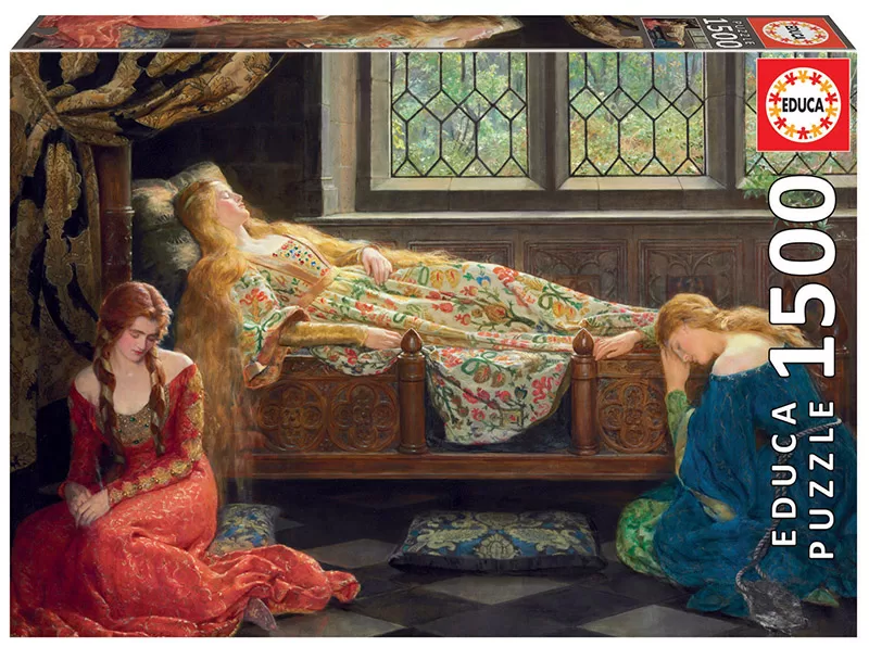 ROMPECABEZAS DE 1500 PIEZAS DE LA BELLA DURMIENTE DE JOHN COLLIER - EDUCA