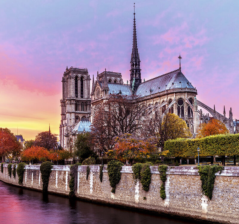 ROMPECABEZAS DE 1500 PIEZAS DE NOTRE DAME AL ATARDECER - RAVENSBURGER