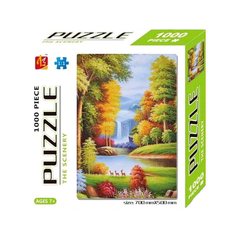 ROMPECABEZAS 1000 PIEZAS EN EL BOSQUE - HAO XIANG