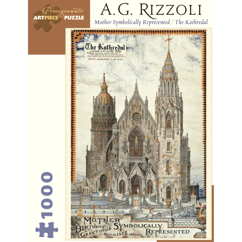 ROMPECABEZAS 1000 PIEZAS LA CATEDRAL DE A.G. RIZZOLI - POMEGRANATE