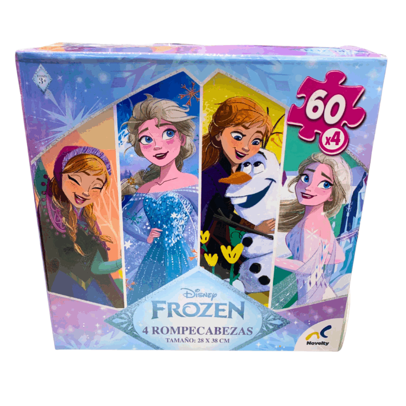 FROZEN 4 EN 1 ROMPECABEZAS