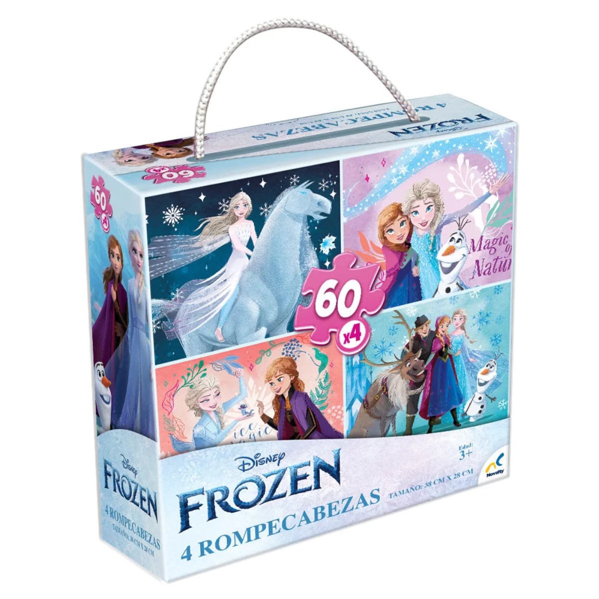 Rompecabezas 4 en 1 Frozen 60 Piezas – Novelty – Juguetes Didácticos ...