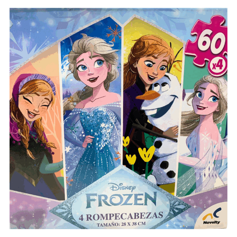 FROZEN 4 EN 1 ROMPECABEZAS