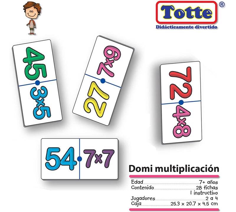 DOMINO DE MULTIPLICACIÓN - TOTTE
