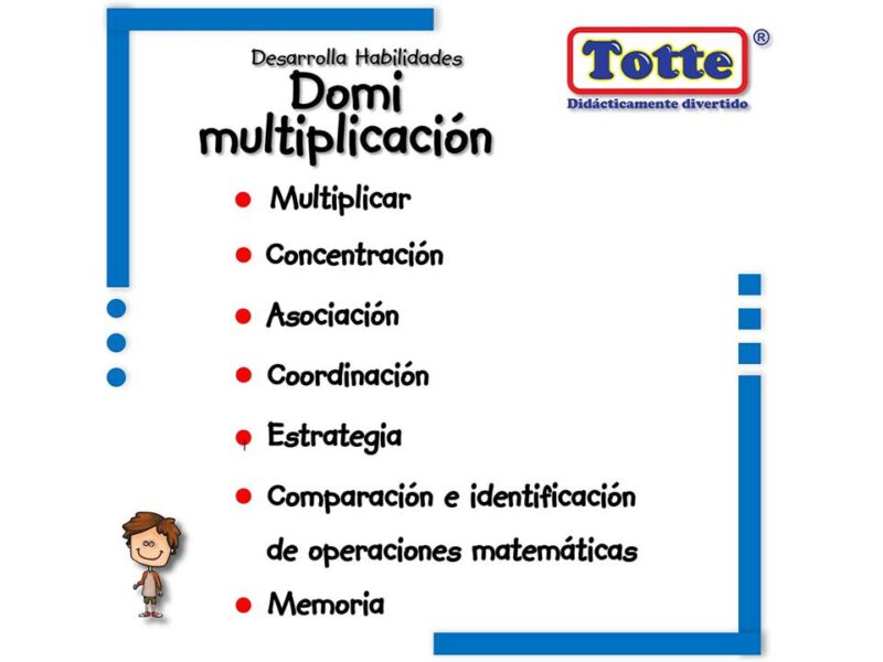 DOMINO DE MULTIPLICACIÓN - TOTTE