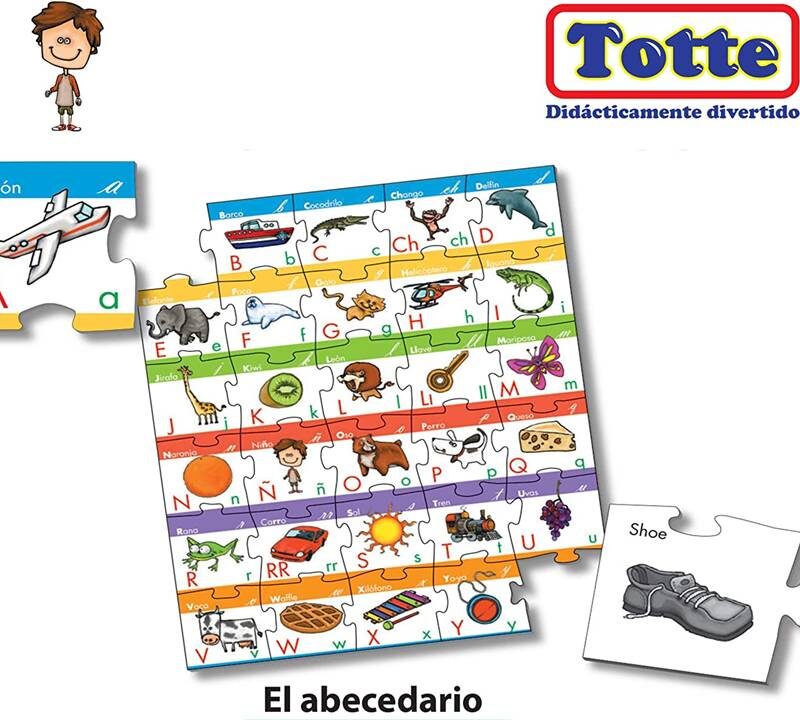 EL ABECEDARIO (ESPAÑOL E INGLES) - TOTTE