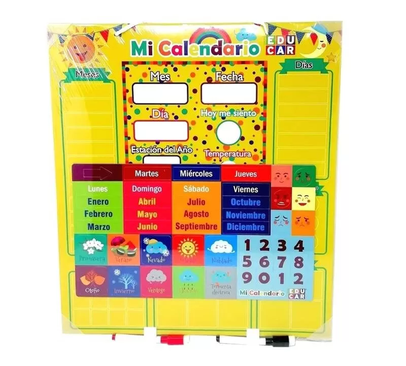 MI CALENDARIO (PIZARRA MAGNÉTICA)