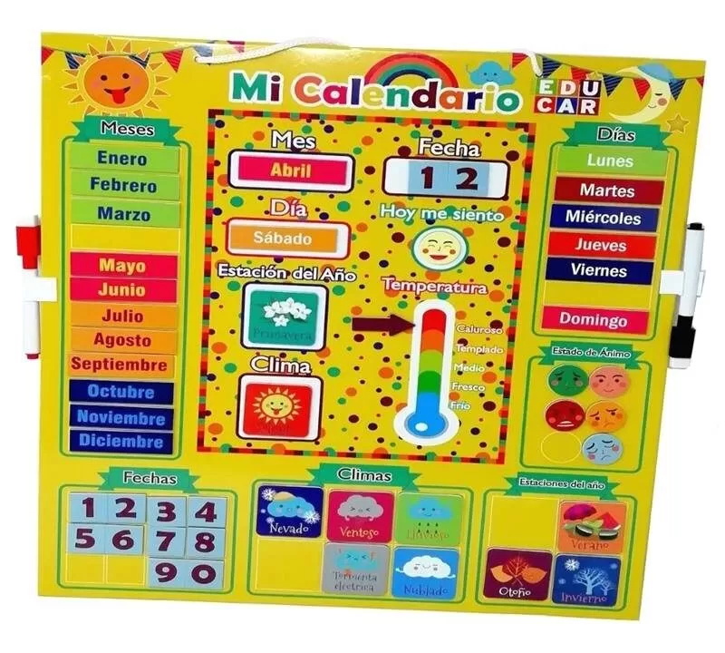 MI CALENDARIO (PIZARRA MAGNÉTICA)