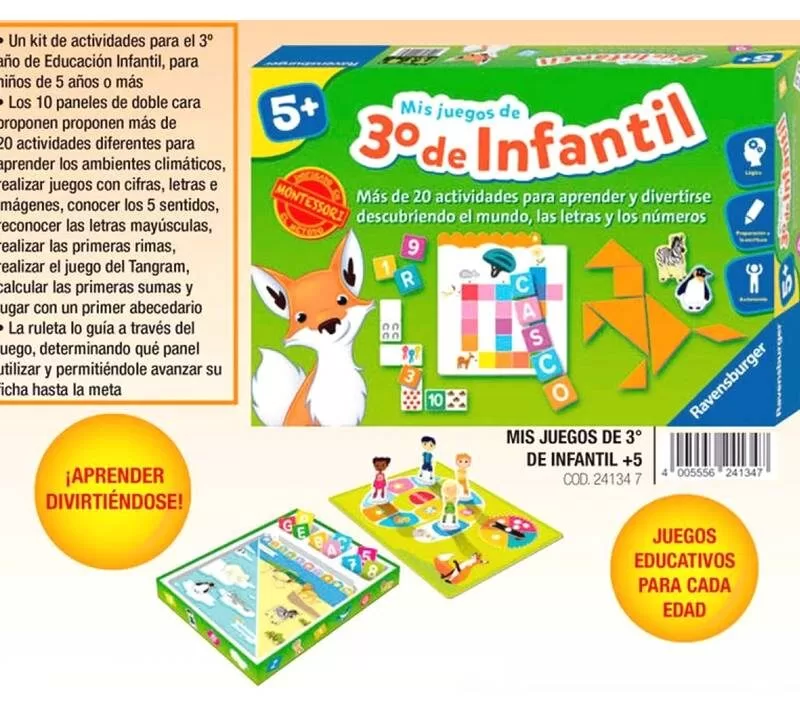 MIS JUEGOS DE 3° DE INFANTIL - RAVENSBURGER