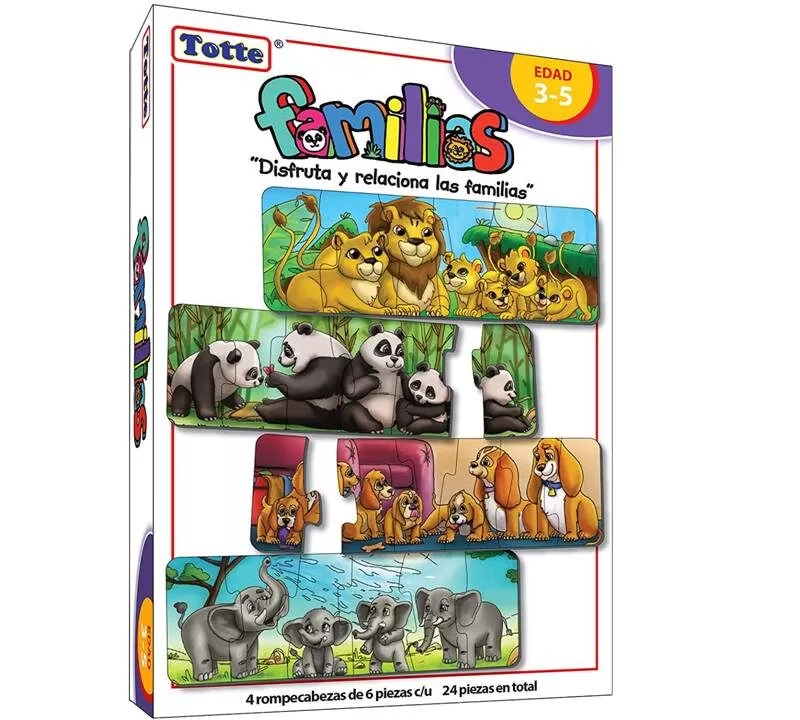 ROMPECABEZAS DE FAMILIAS - TOTTE