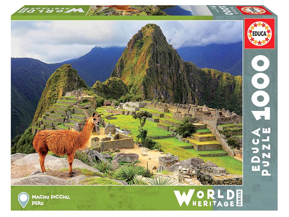 ROMPECABEZAS DE 1000 PIEZAS DE MACHU PICCHU EN PERÚ - EDUCA