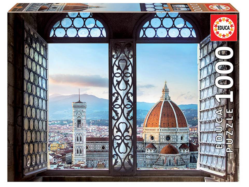 ROMPECABEZAS DE 1000 PIEZAS DE VISTAS DE FLORENCIA - EDUCA