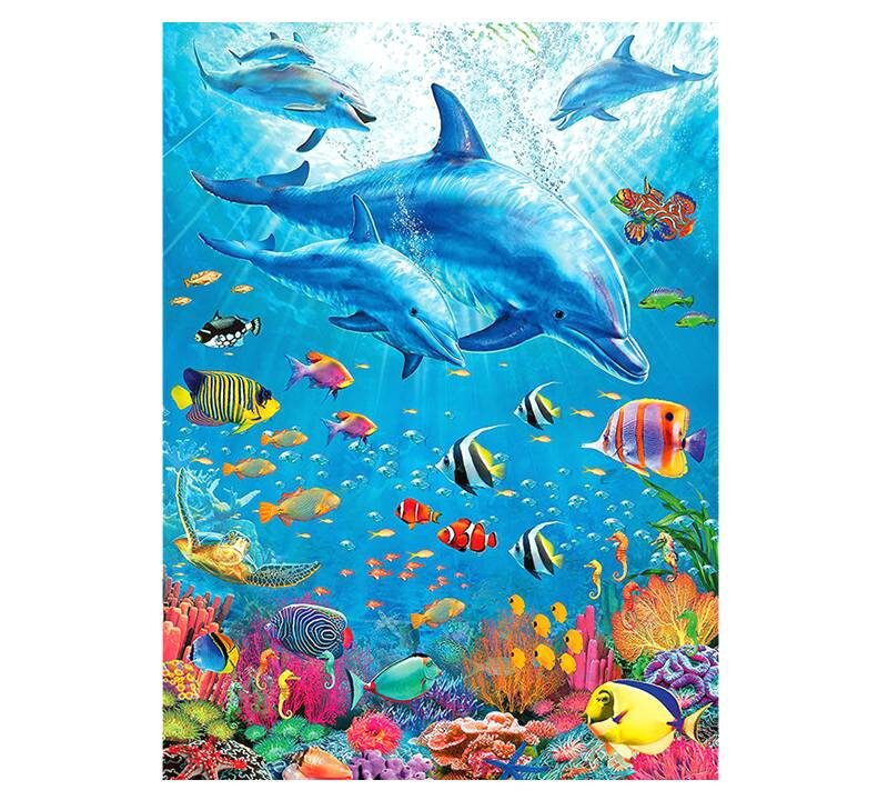 ROMPECABEZAS DE 100 PIEZAS DE DELFINES – RAVENSBURGER ROMPECABEZAS DE 100 PIEZAS DE DELFINES - RAVENSBURGER
