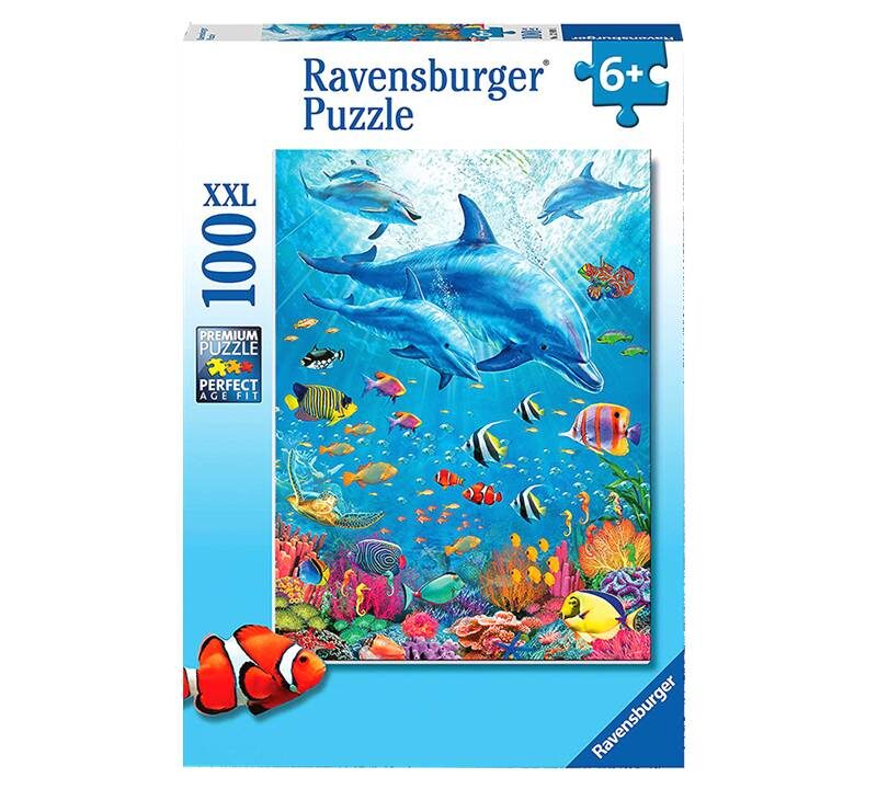 ROMPECABEZAS DE 100 PIEZAS DE DELFINES - RAVENSBURGER
