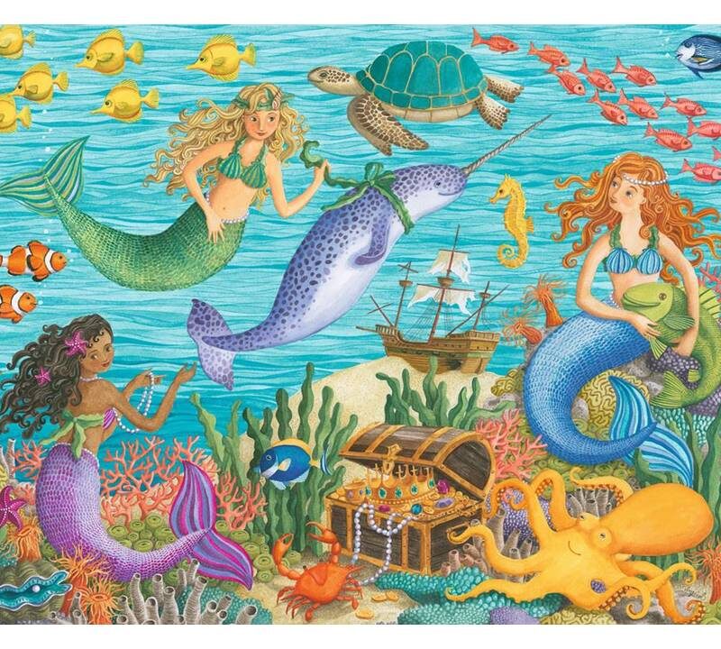 ROMPECABEZAS DE 100 PIEZAS DE SIRENAS – RAVENSBURGER ROMPECABEZAS DE 100 PIEZAS DE SIRENAS - RAVENSBURGER