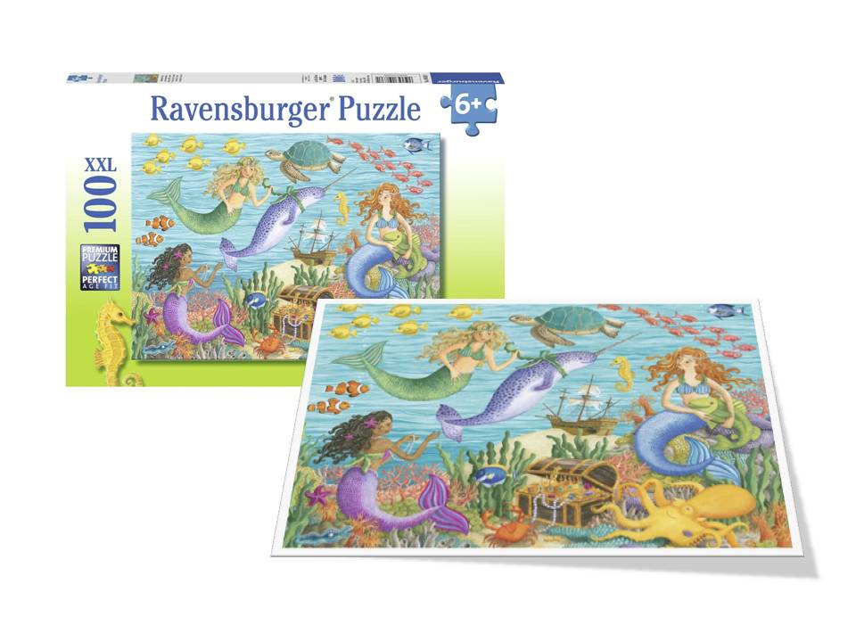 ROMPECABEZAS DE 100 PIEZAS DE SIRENAS - RAVENSBURGER
