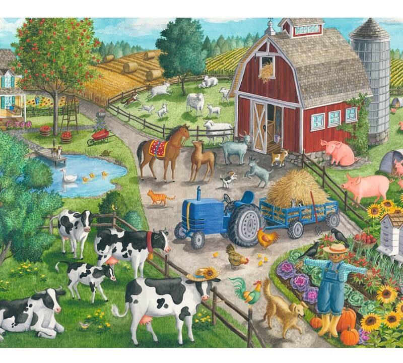 ROMPECABEZAS DE 60 PIEZAS DE LA GRANJA - RAVENSBURGER