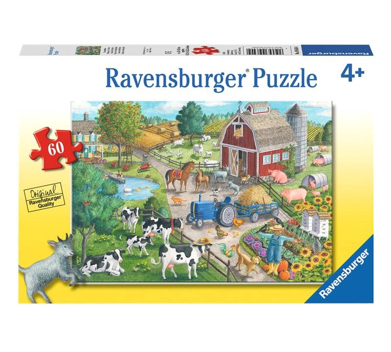 ROMPECABEZAS DE 60 PIEZAS DE LA GRANJA - RAVENSBURGER