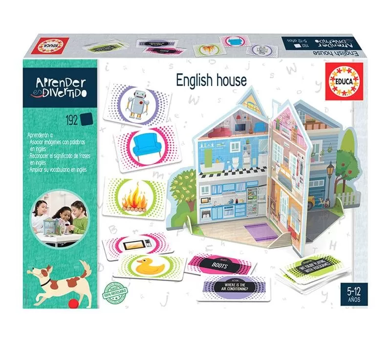 ENGLISH HOUSE (APRENDER ES DIVERTIDO) - EDUCA