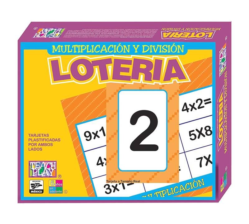 LOTERIA DE MULTIPLICACIÓN Y DIVISIÓN - TEACH PLAY