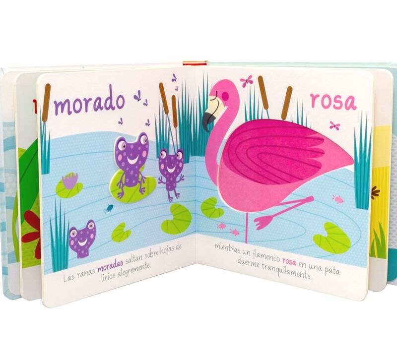 ROJO Y AZUL UN LIBRO PARA TOCAR Y SENTIR LOS COLORES - NOVELTY