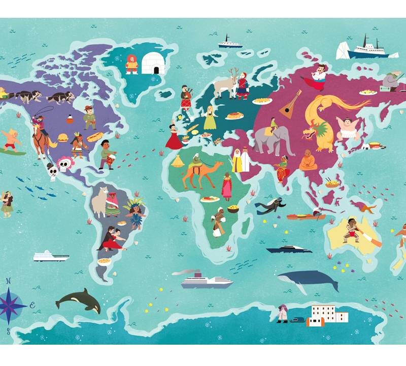 ROMPECABEZAS DE 250 PIEZAS DE CULTURA EN EL MUNDO - CLEMENTONI