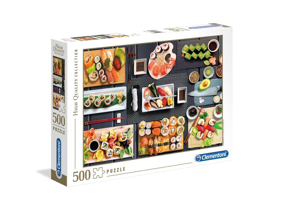 ROMPECABEZAS DE 500 PIEZAS DE SUSHI - CLEMENTONI