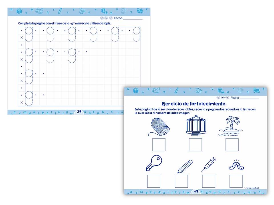 LEO Y ESCRIBO 2 CON EL ABECEDARIO - LUNA DE PAPEL