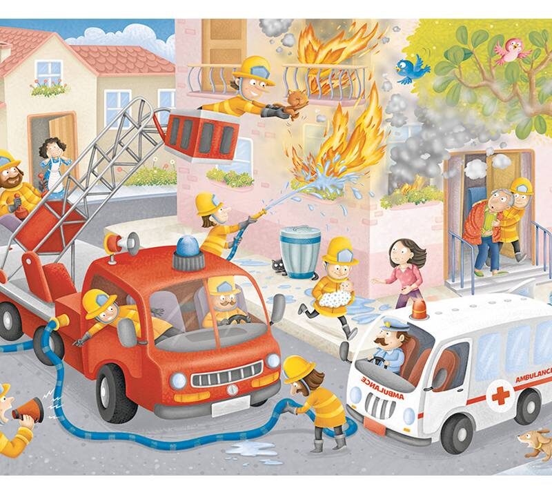 ROMPECABEZAS DE 60 PIEZAS BOMBEROS AL RESCATE – RAVENSBURGER ROMPECABEZAS DE 60 PIEZAS BOMBEROS AL RESCATE - RAVENSBURGER