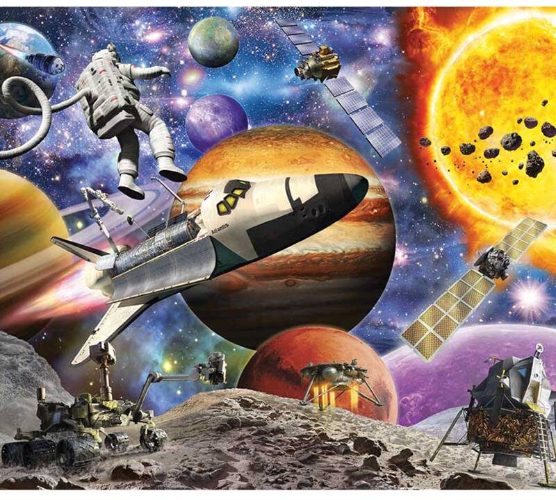 ROMPECABEZAS DE 60 PIEZAS EXPLORANDO EL ESPACIO – RAVENSBURGER ROMPECABEZAS DE 60 PIEZAS EXPLORANDO EL ESPACIO - RAVENSBURGER
