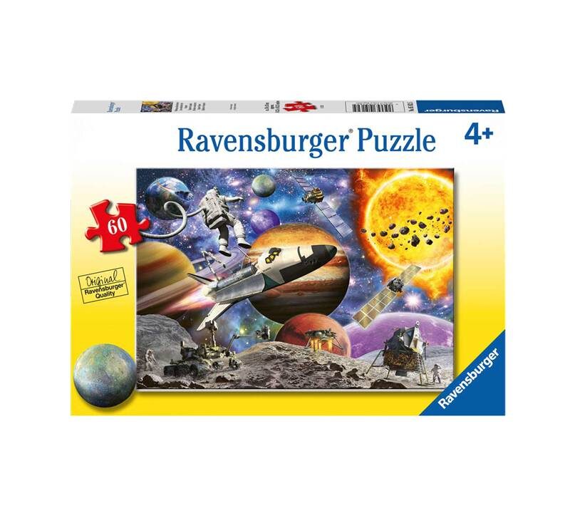 ROMPECABEZAS DE 60 PIEZAS EXPLORANDO EL ESPACIO - RAVENSBURGER
