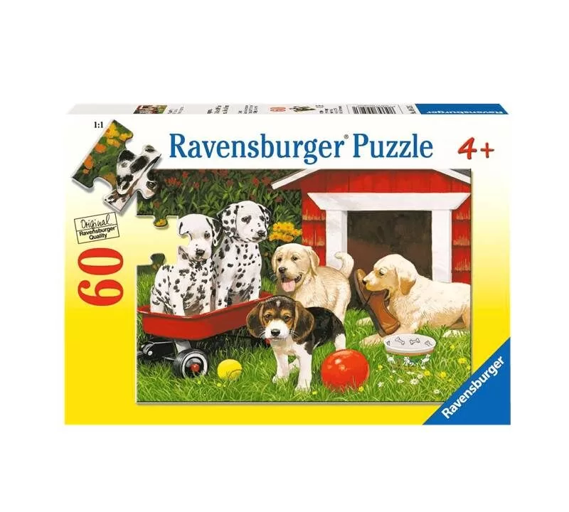 ROMPECABEZAS DE 60 PIEZAS FIESTA DE PERRITOS - RAVENSBURGER