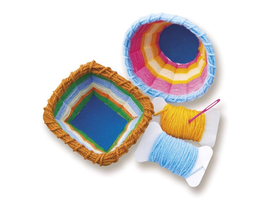 CESTA DE HILO ARTE DE TEJIDO - 4M