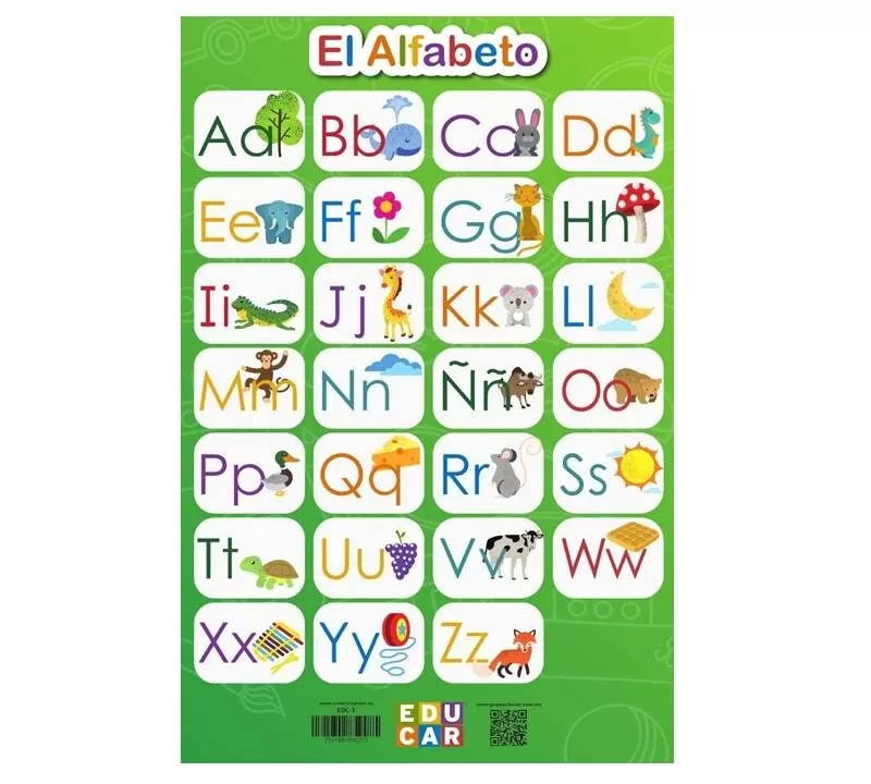 LAMINA DE ALFABETO O ABECEDARIO