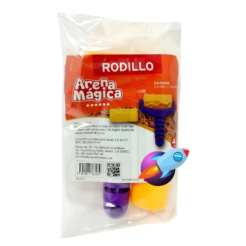 RODILLO DE PLÁSTICO PARA ARENA MAGICA